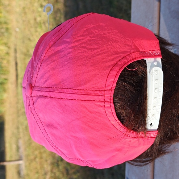 Vintage Scab's Place Embroidered Logo Snapback Hat Cap Neon Pink New - Picture 4 of 11